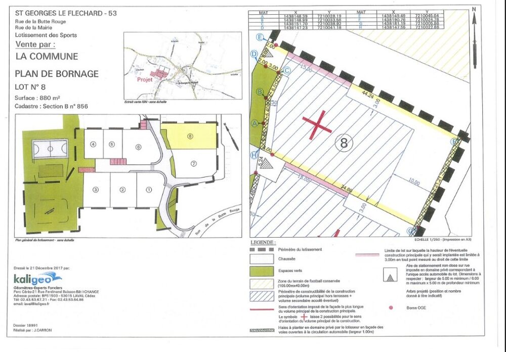 vente Maison - 6 pièce(s) - 135 m² Saint-Georges-le-Fléchard (53480)