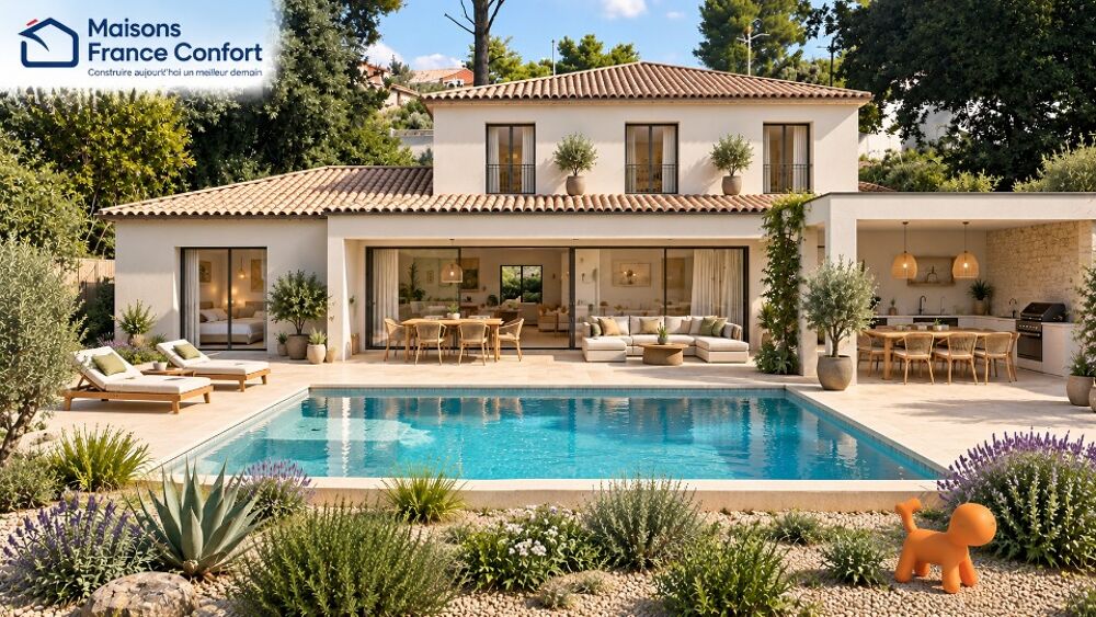 VILLA CONTEMPORAINE NEO-PROVENÇALE AU BRUSC - 145 M² SUR....