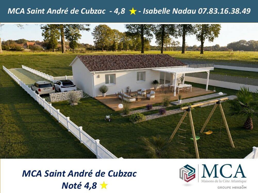 MAISON À CONSTRUIRE DE 80 m² - LA LANDE-DE-FRONSAC <....