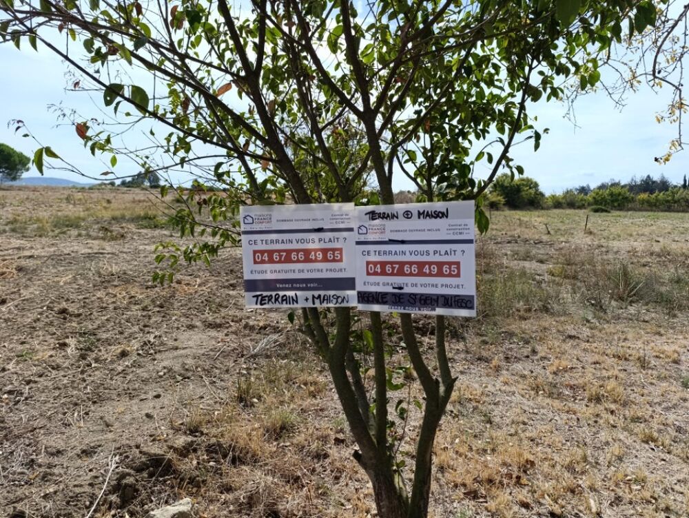 vente Terrain - 250 m² Poussan (34560)