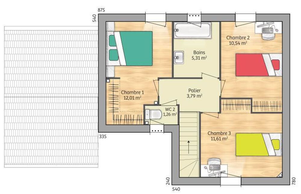 Maison a louer bezons - 5 pièce(s) - 90 m2 - Surfyn