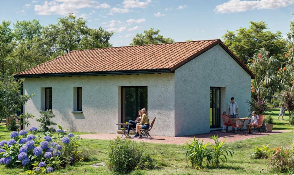 Cette maison de plain-pied de 73m², conforme aux normes ....