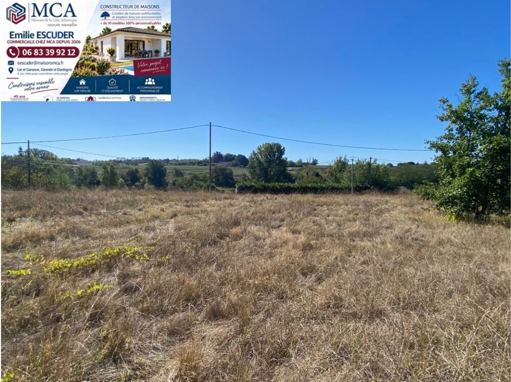 vente Terrain - 960 m² La Réole (33190)