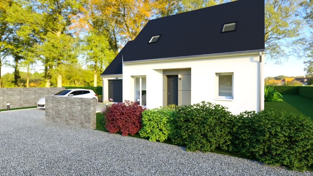 Maison avec comble aménagée de forme compacte. Surface h....