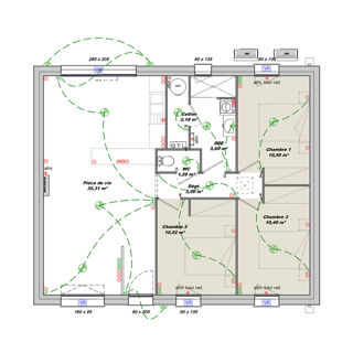 Maison � vendre 4 pi�ces 80 m�