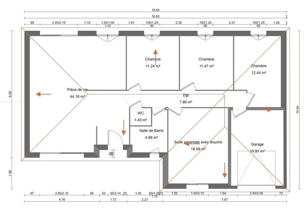 vente Maison - 5 pièce(s) - 120 m² Veneux-les-Sablons (77250)