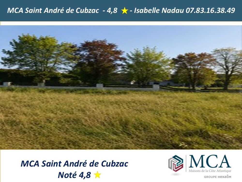 vente Terrain - 416 m² Périssac (33240)