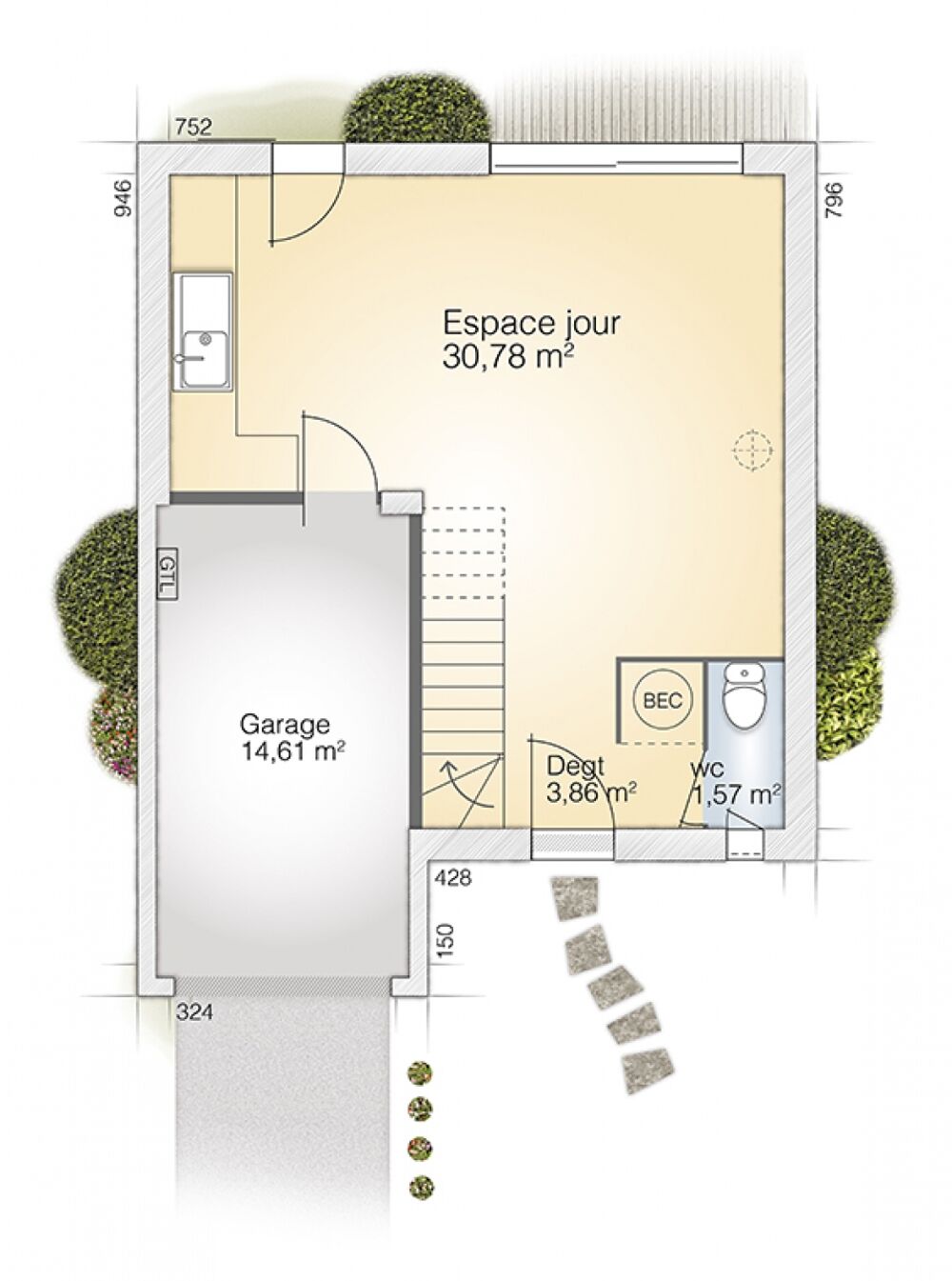 MAISON À CONSTRUIRE DE 83 M² PROCHE DE MONTPELLIER <....