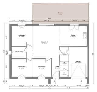  Maison 4 pièces 80 m² Port-la-nouvelle