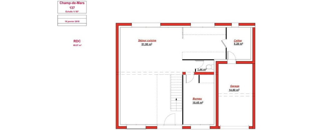 Maison a louer garches - 5 pièce(s) - 137 m2 - Surfyn