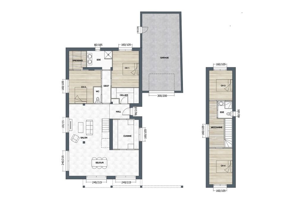 vente Maison - 5 pièce(s) - 130 m² Bretignolles-sur-Mer (85470)