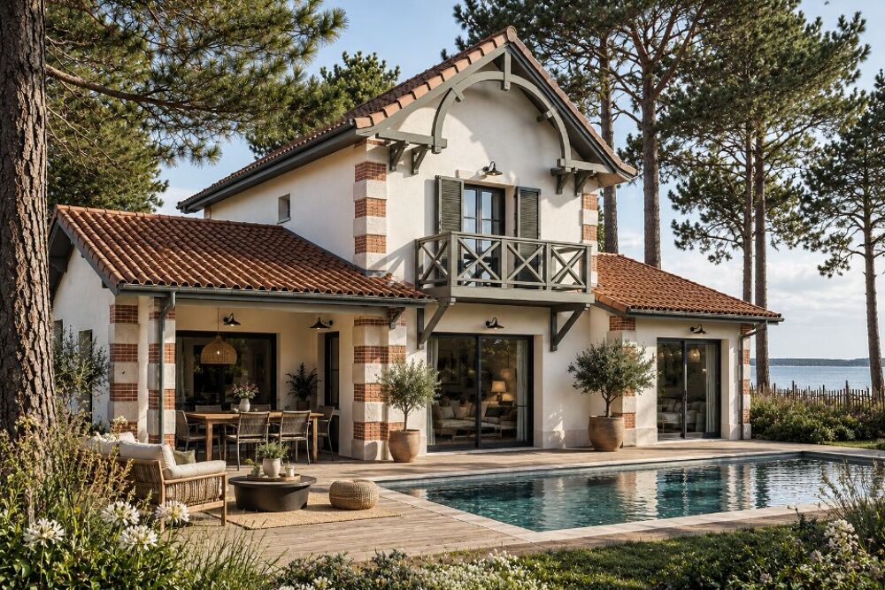 Villa Zola + Terrain à Capbreton À quelques pas....