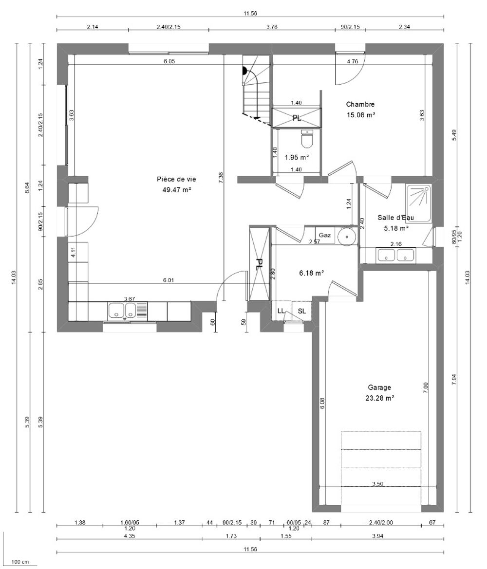 MAISON À CONSTRUIRE DE 120 M² AVEC 5 PIÈCES PROCHE DE CH....