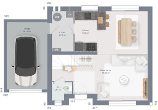  Maison 5 pices 80 m Cresserons