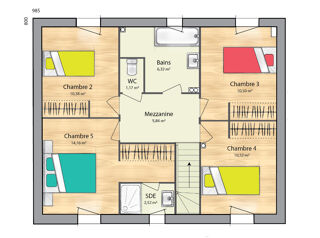  Maison à vendre 6 pièces 109 m²