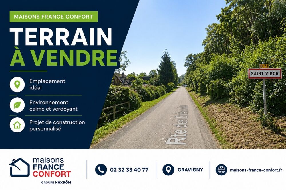 vente Terrain - 900 m² Saint-Vigor (27930)