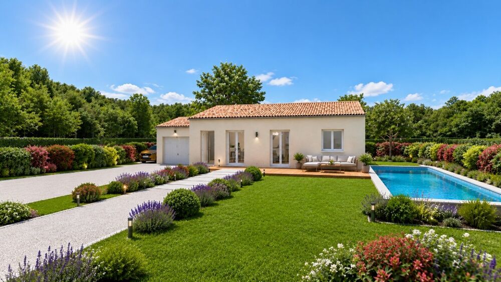 Villa neuve à construire à Blauzac 3 pièces. D....