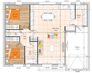  Maison à vendre 4 pièces 75 m²
