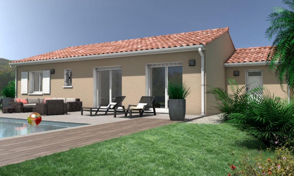 Cette jolie maison de plain-pied à construire n'attend p....