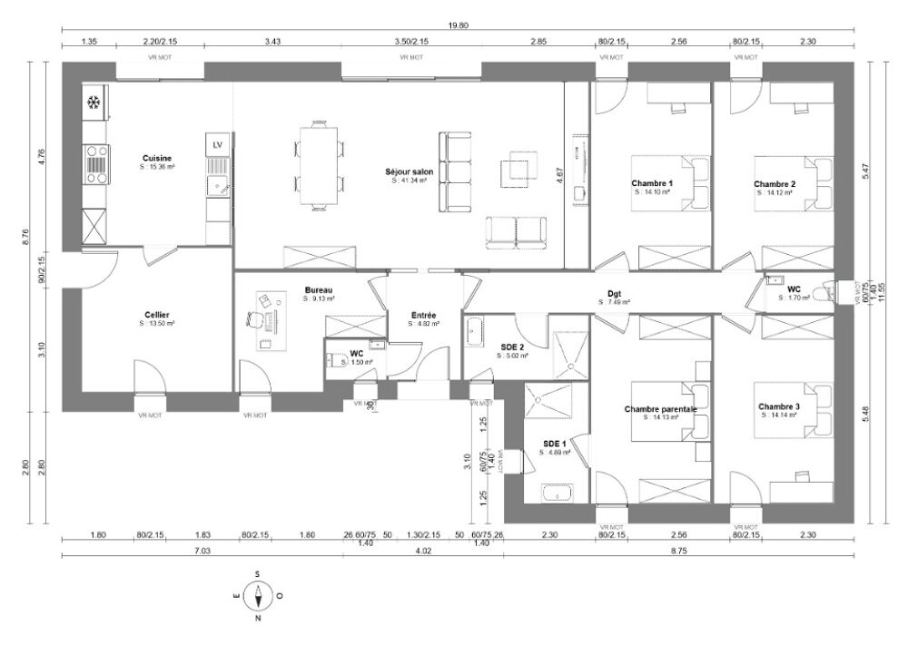 Maison à construire à Bertry EMPLACEMENT PRIVIL....