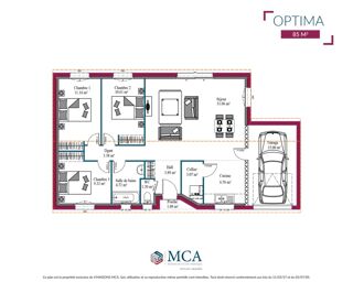  Maison à vendre 3 pièces 65 m²