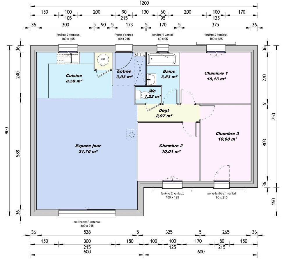 MAISON À CONSTRUIRE 4 PIÈCES DE 83 M² PROCHE D'AVIGNON<B....