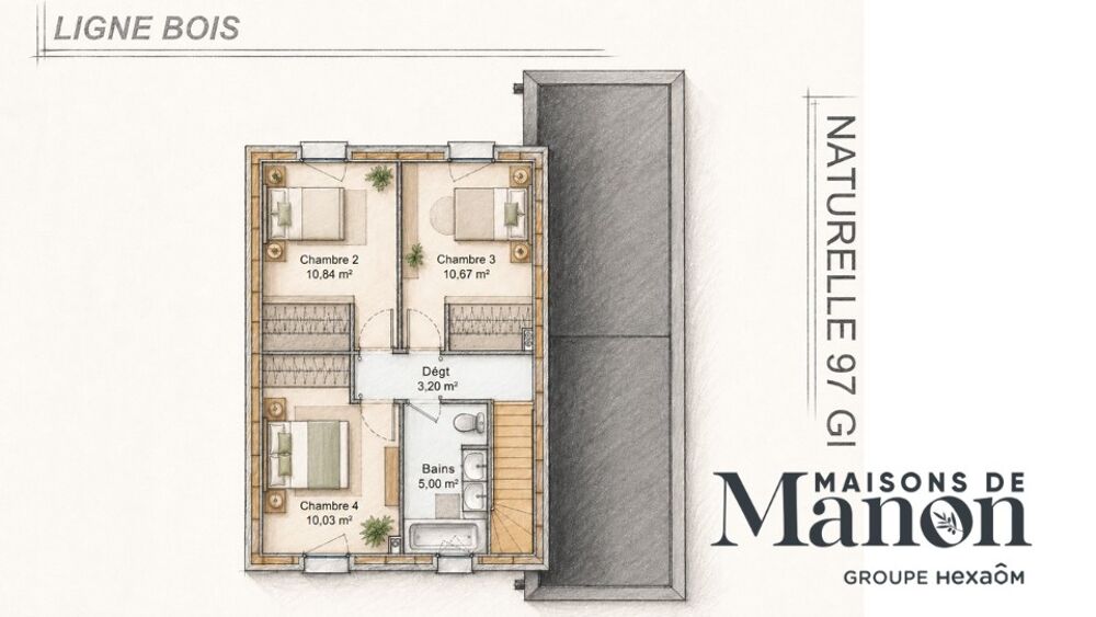 vente Maison - 4 pièce(s) - 90 m² Montfuron (04110)