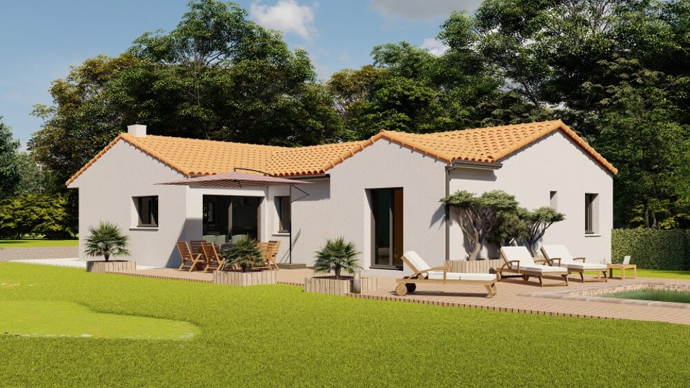 MAISON À CONSTRUIRE DE 90 M² À L'AIGUILLON-SUR-VIE, 4 PI....