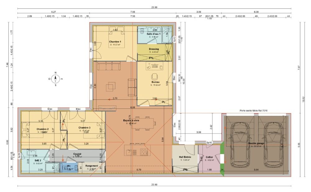 vente Maison - 5 pièce(s) - 130 m² Sorigny (37250)