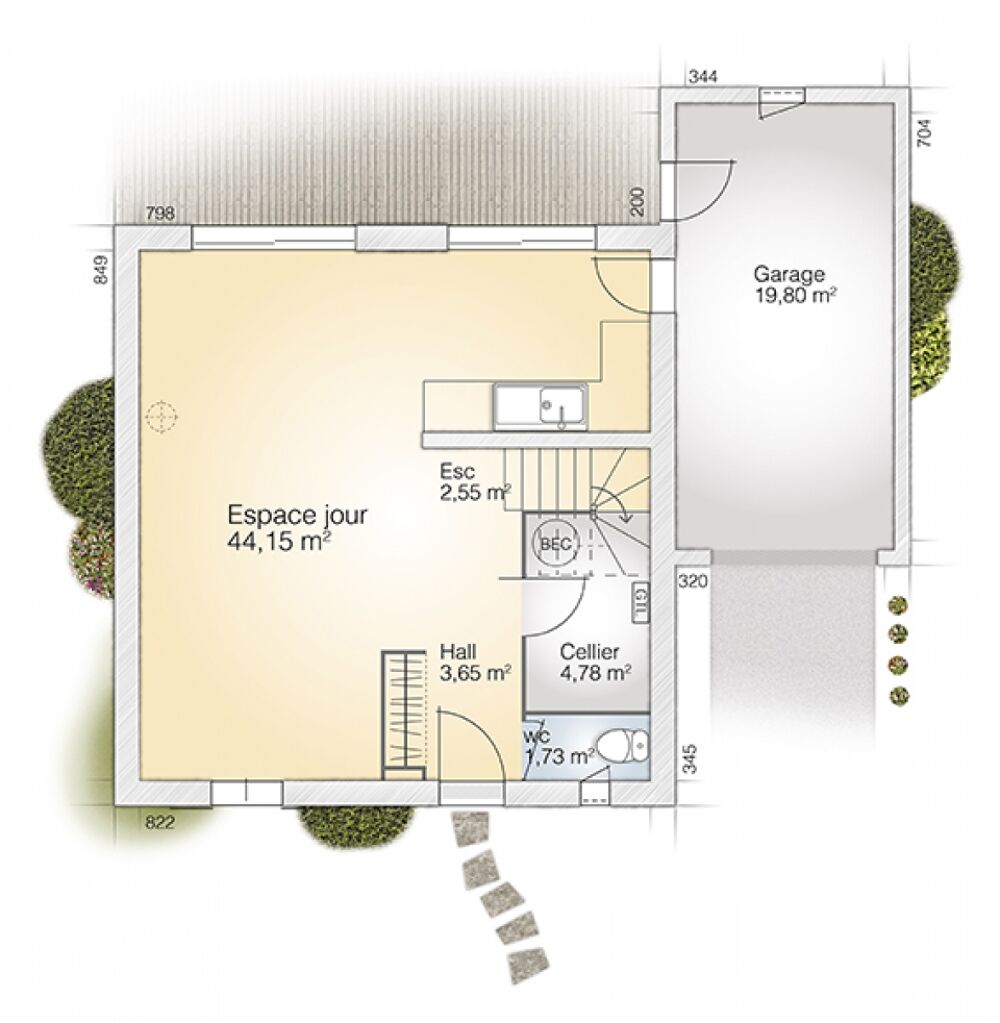 MAISON À CONSTRUIRE DE 110 M² IDÉALEMENT SITUÉE À FONTÈS....