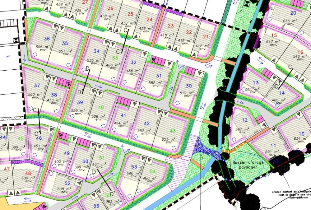 vente Terrain - 579 m² Saint-Berthevin (53940)