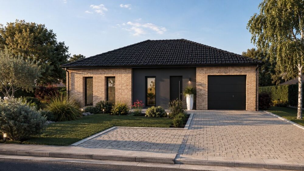 MAISON NEUVE DE PLAIN-PIED DE 105 M² AVEC 4 CHAMBRES SUR....