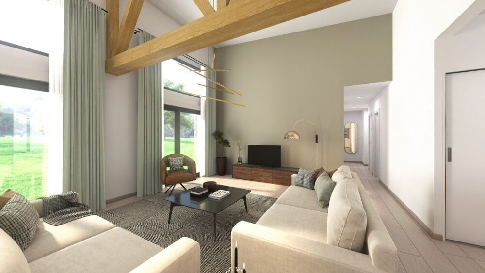 PROJET PRÊT À DÉCORER : terrain 400 m² + maison ossature....