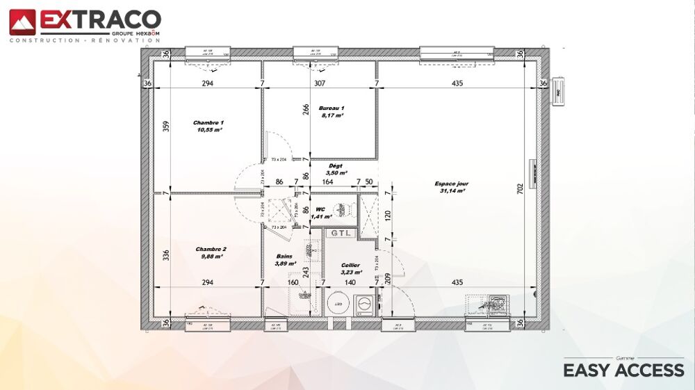 vente Maison - 4 pièce(s) - 71 m² Manneville-la-Goupil (76110)