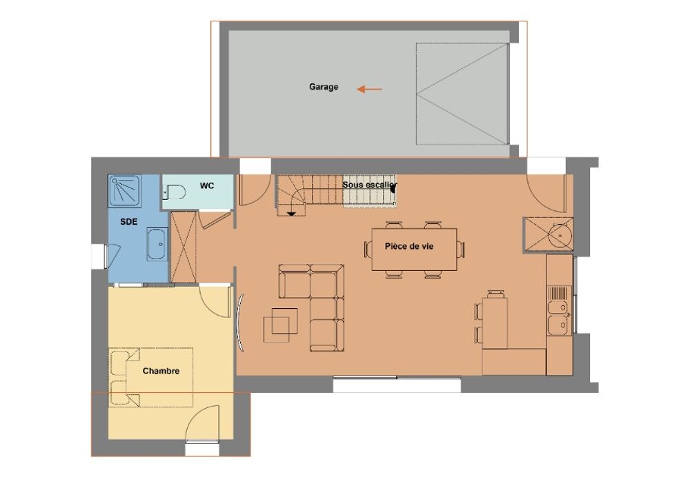 vente Maison - 5 pièce(s) - 91 m² Thorigné-Fouillard (35235)