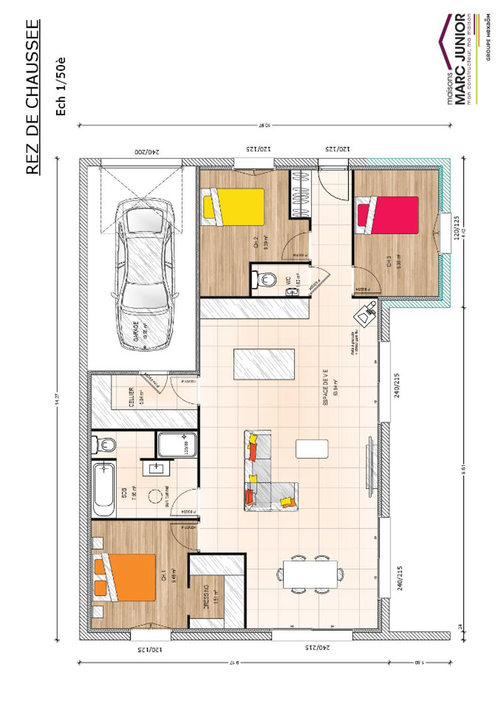 vente Maison - 4 pièce(s) - 100 m² Mûrs-Erigné (49610)