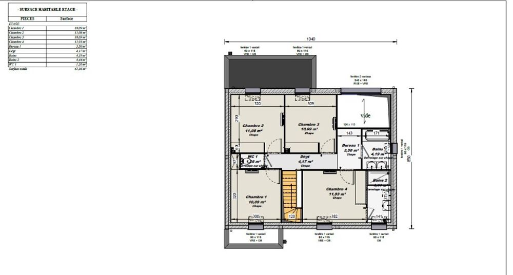 vente Maison - 1 pièce(s) - 129 m² Château-Gontier (53200)