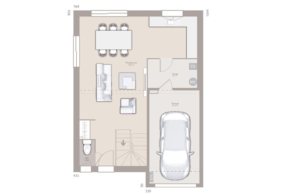 vente Maison - 5 pièce(s) - 100 m² Thoiry (01710)