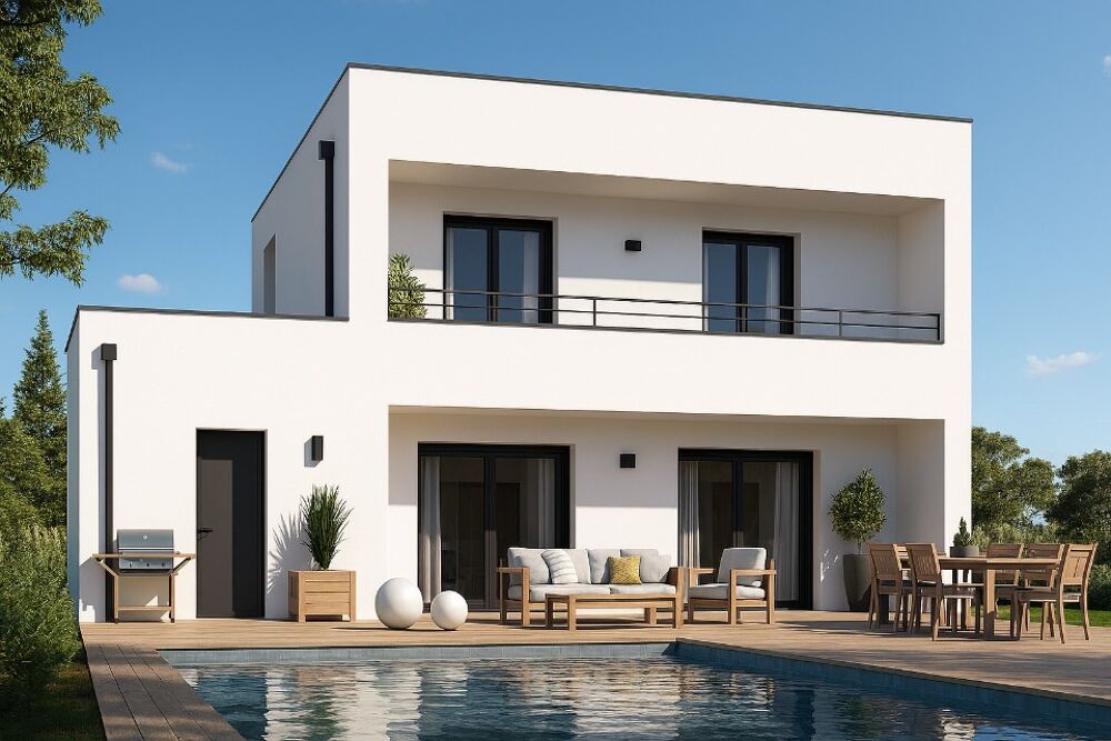 Projet Terrain et maison de 6 pièces à construire situé ....
