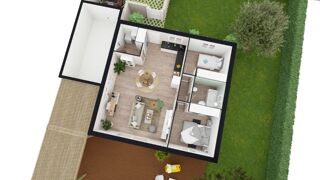  Maison  vendre 2 pices 50 m