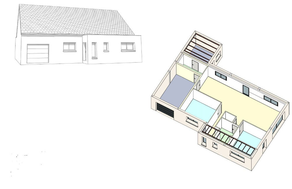 vente Maison - 2 pièce(s) - 87 m² Écommoy (72220)