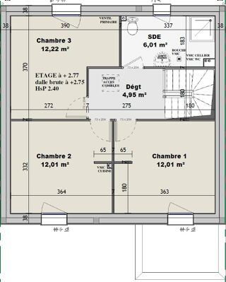  Maison à vendre 3 pièces 87 m²