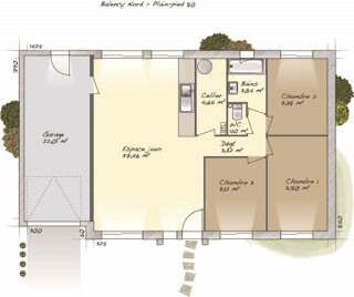  Maison 5 pièces 80 m² Chouain