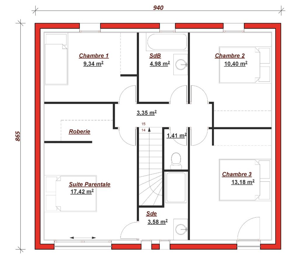 vente Maison - 5 pièce(s) - 130 m² Taverny (95150)