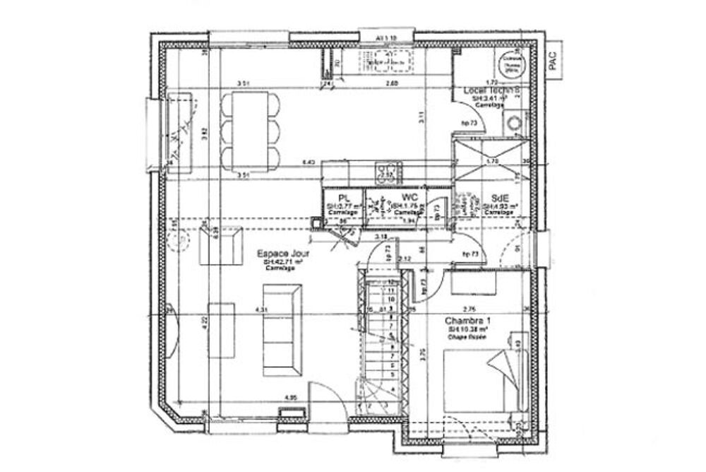 MAISON À CONSTRUIRE DE 64 M² IDÉALEMENT SITUÉE AU TILLEU....