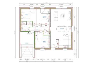  Maison 5 pi�ces 75 m� Pont-l'�v�que