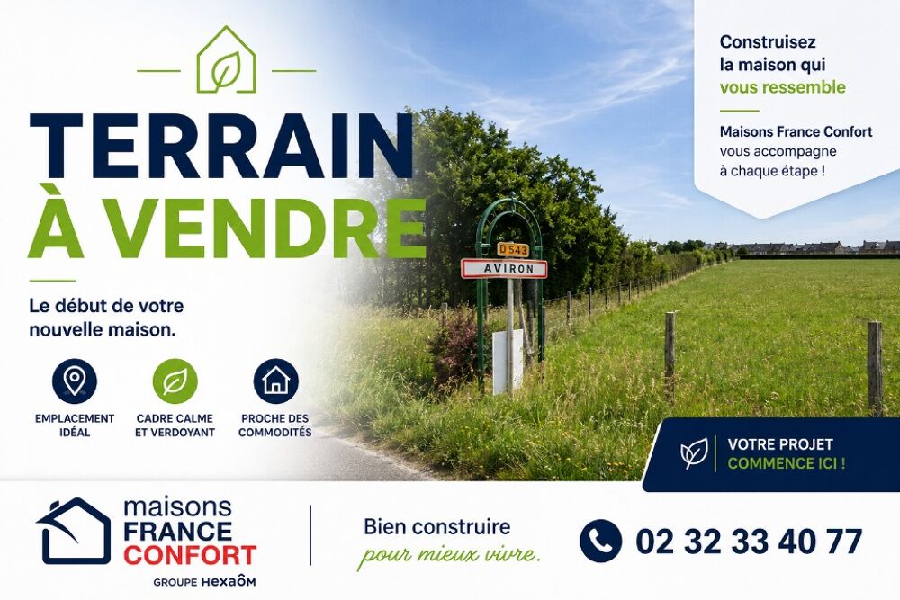 vente Terrain - 502 m² Aviron (27930)