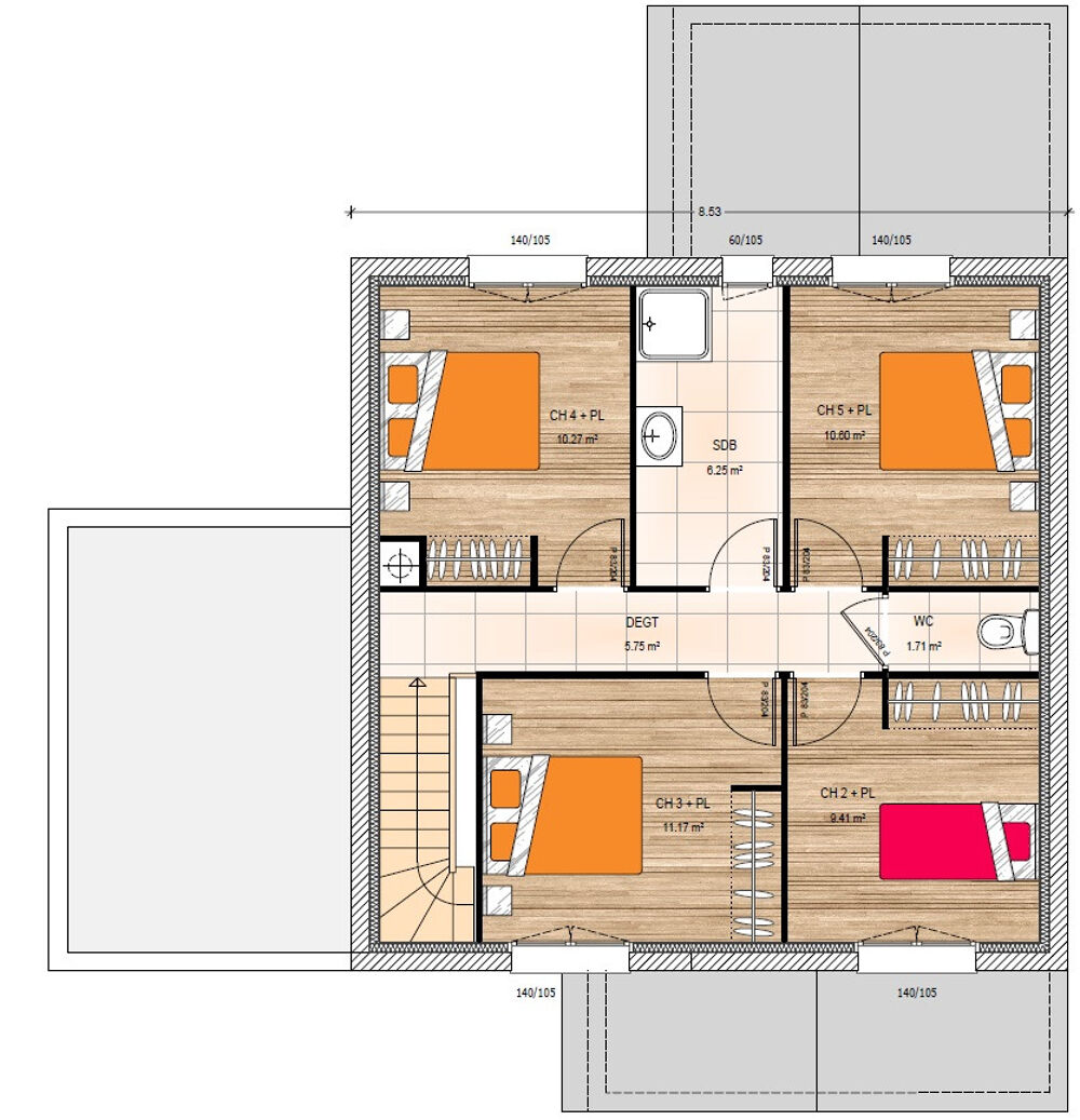 vente Maison - 7 pièce(s) - 132 m² Saint-Macaire-en-Mauges (49450)