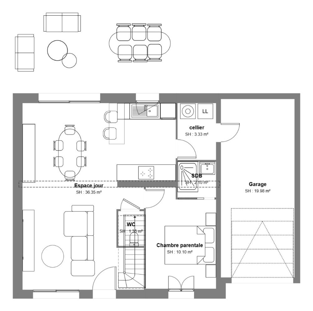 MAISON NEUVE IDÉALEMENT SITUÉE À SAINT-LÔ - 102 M² <....