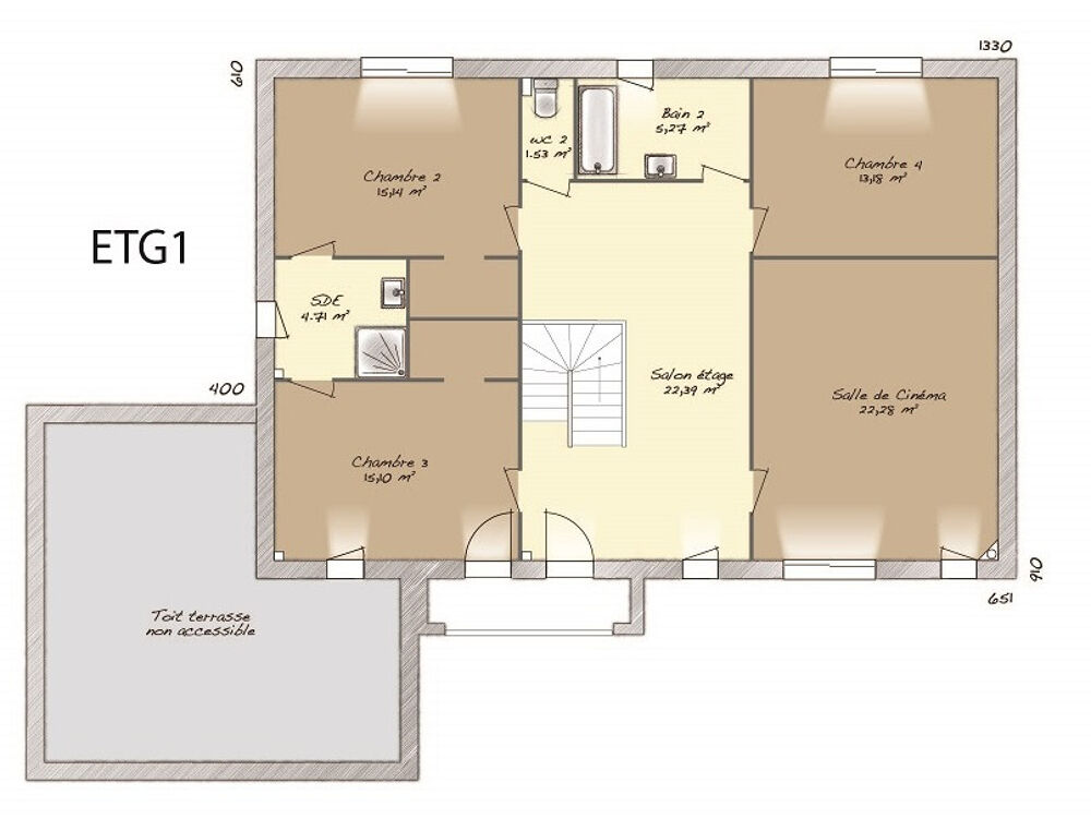 MAISON À CONSTRUIRE DE 242 M² IDÉALEMENT SITUÉE AU MESNI....
